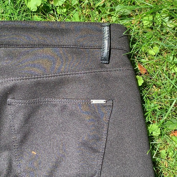 MEXX Stretchy Faux Leather/Fabric Slim-fitting Jeans - Picture 8 of 15